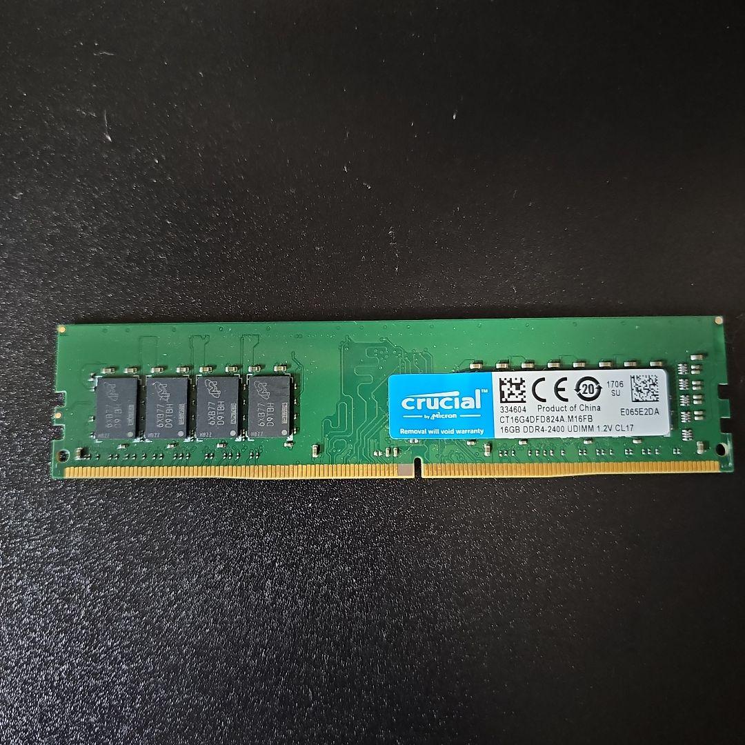 DDR4 合計 32GB (2x8GB 16GB) メモリ