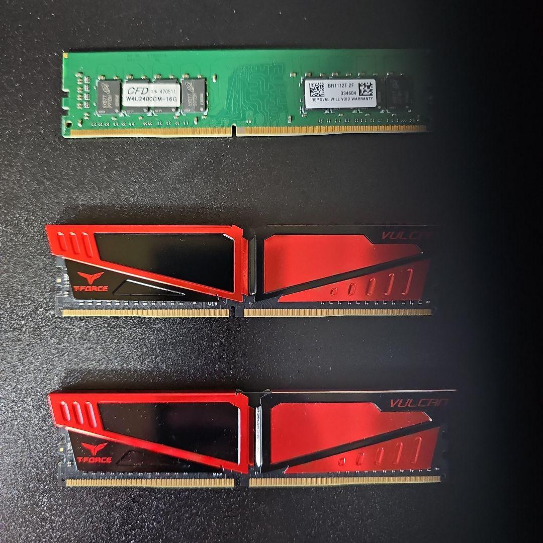 DDR4 合計 32GB (2x8GB 16GB) メモリ