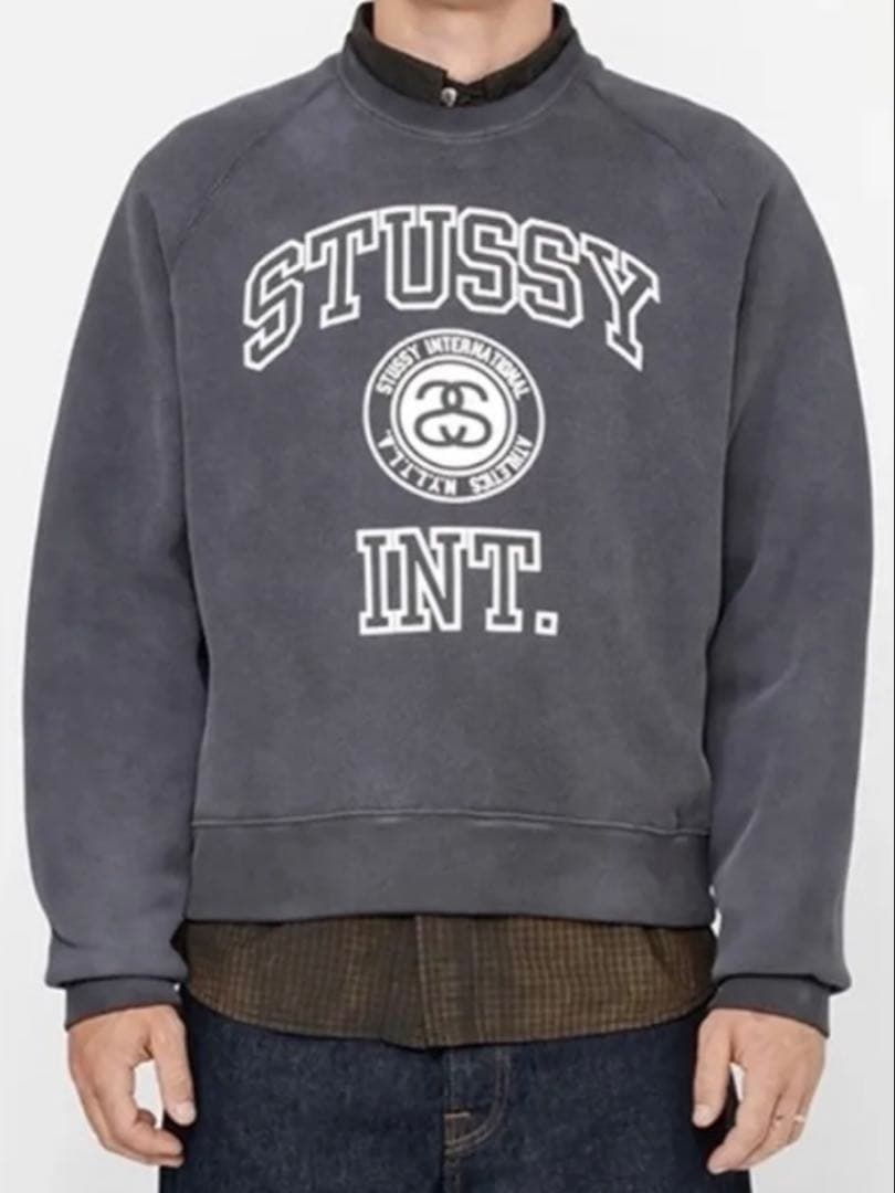 STUSSY ブラック スウェット M