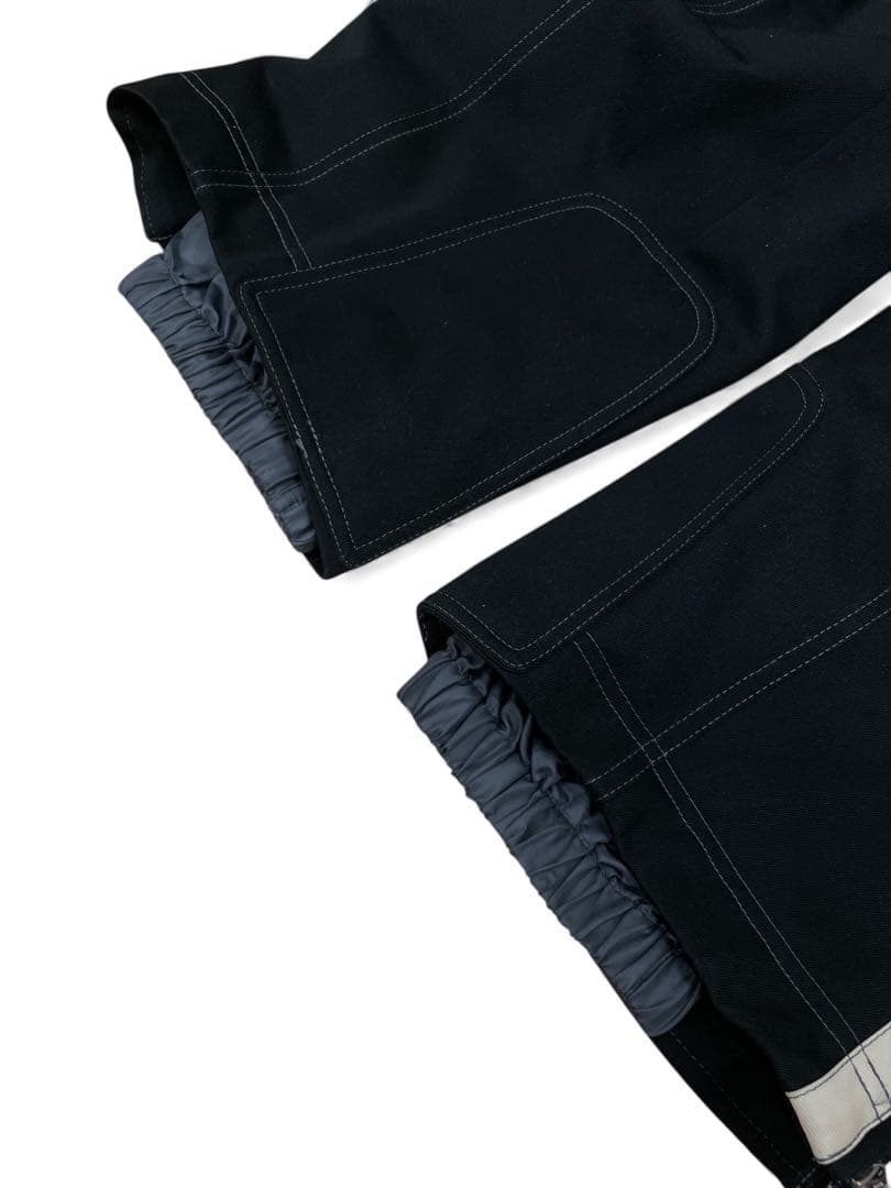 デサント　M　スキー　スノーボード　ウェア　上下セット　ブラック　オフホワイト