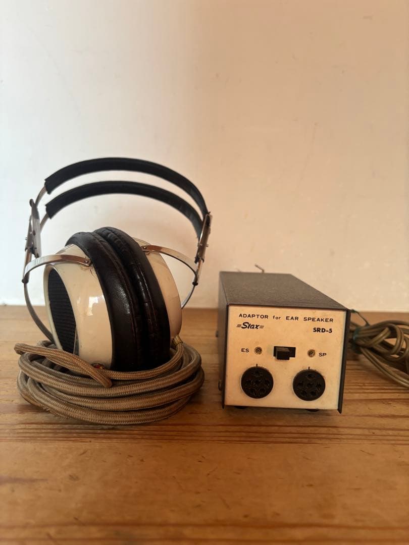 ビィンテージ　イヤースピーカー Stax New SRー3、SRDー5