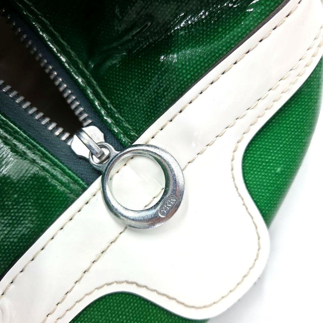 入手困難 80's 90's●ASICS y2k エナメルバッグ ヴィンテージ