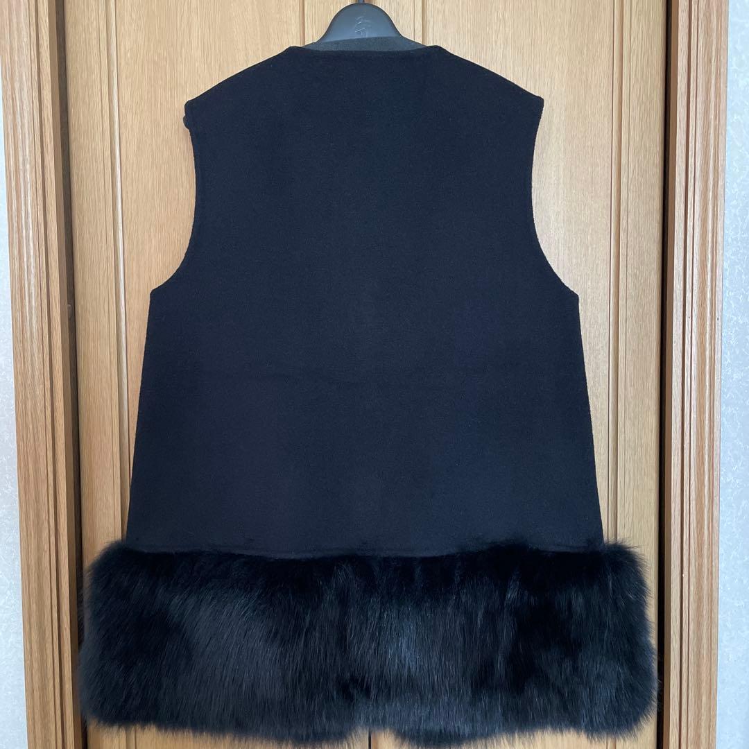 スコットクラブ系列 FENNEL フェンネルフォックスファーアクセントジレ