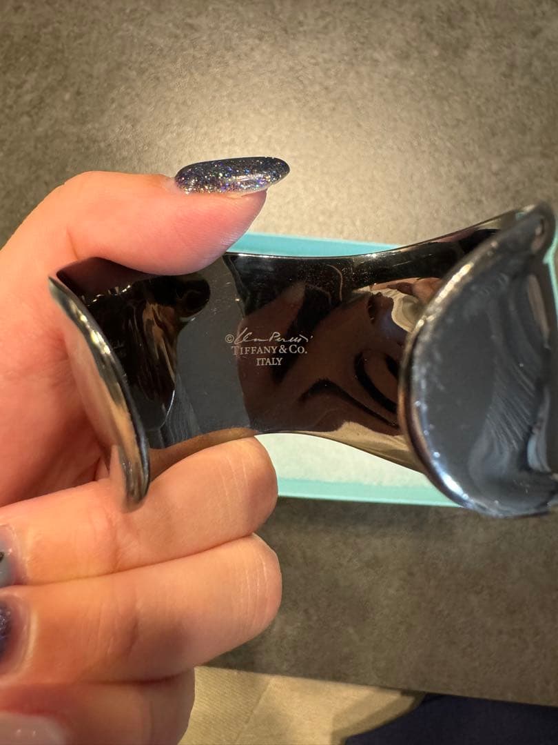 Tiffany & Co. ボーンカフ　ルテニウム
