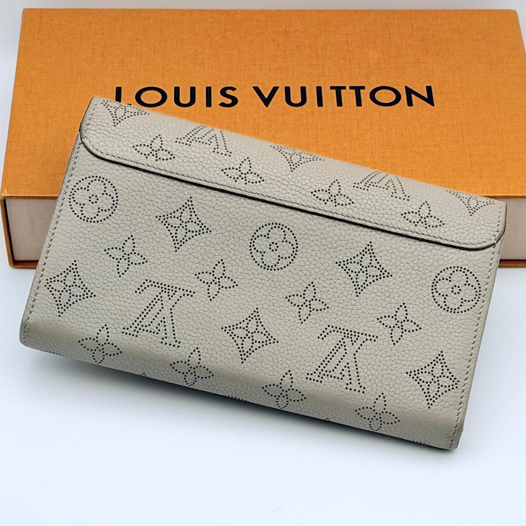 ルイヴィトン マヒナ ポルトフォイユ イリス ガレ 二つ折り長財布