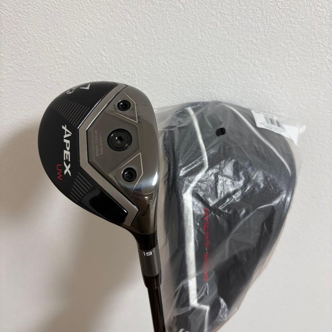 25年式キャロウェイAPEX UW 19° ヘッドカバー付き