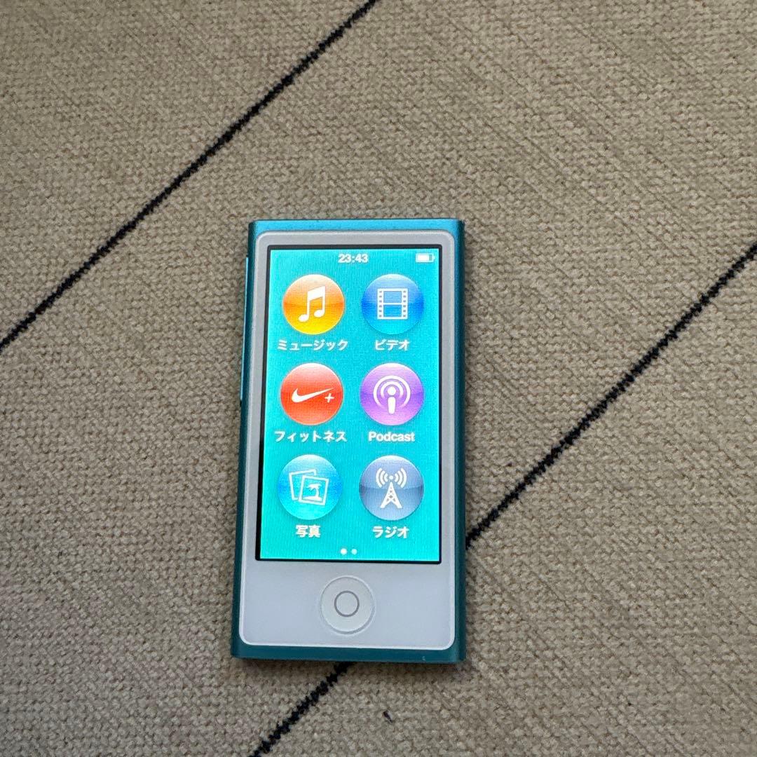 【美品、バッテリー良好】iPod nano 第7世代 16GB ブルー