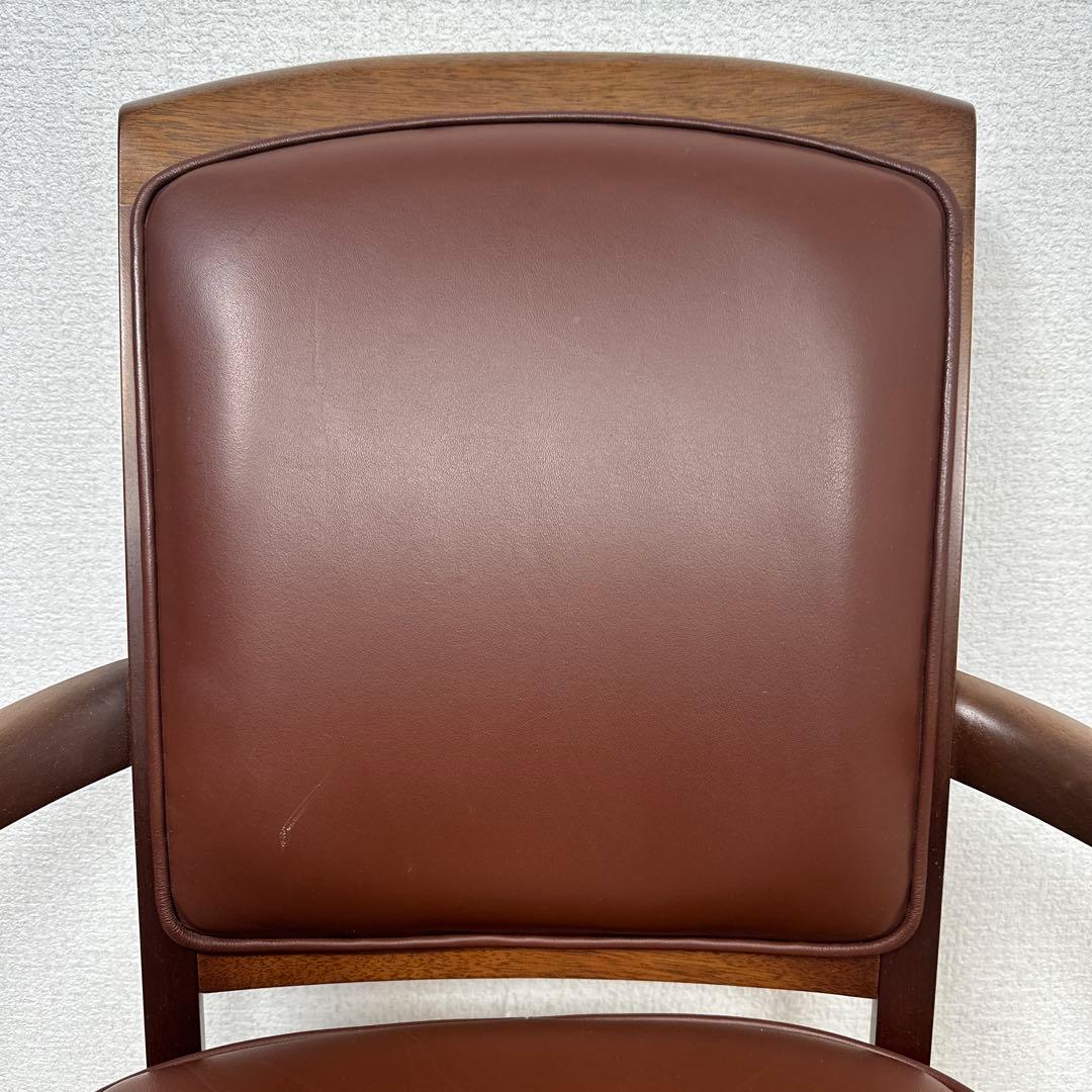マルニ木工 地中海シリーズ 本革チェア ダイニングチェア アームチェア ※i4※
