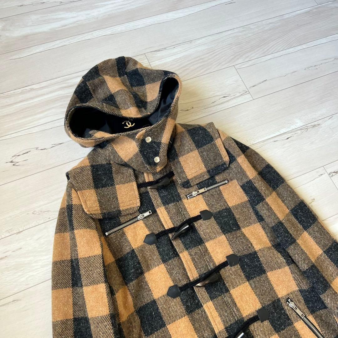 Moonage Devilment ウール ダッフルコート サイズ46 チェック