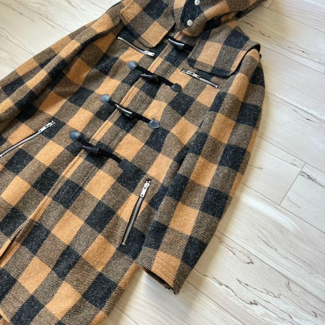 Moonage Devilment ウール ダッフルコート サイズ46 チェック