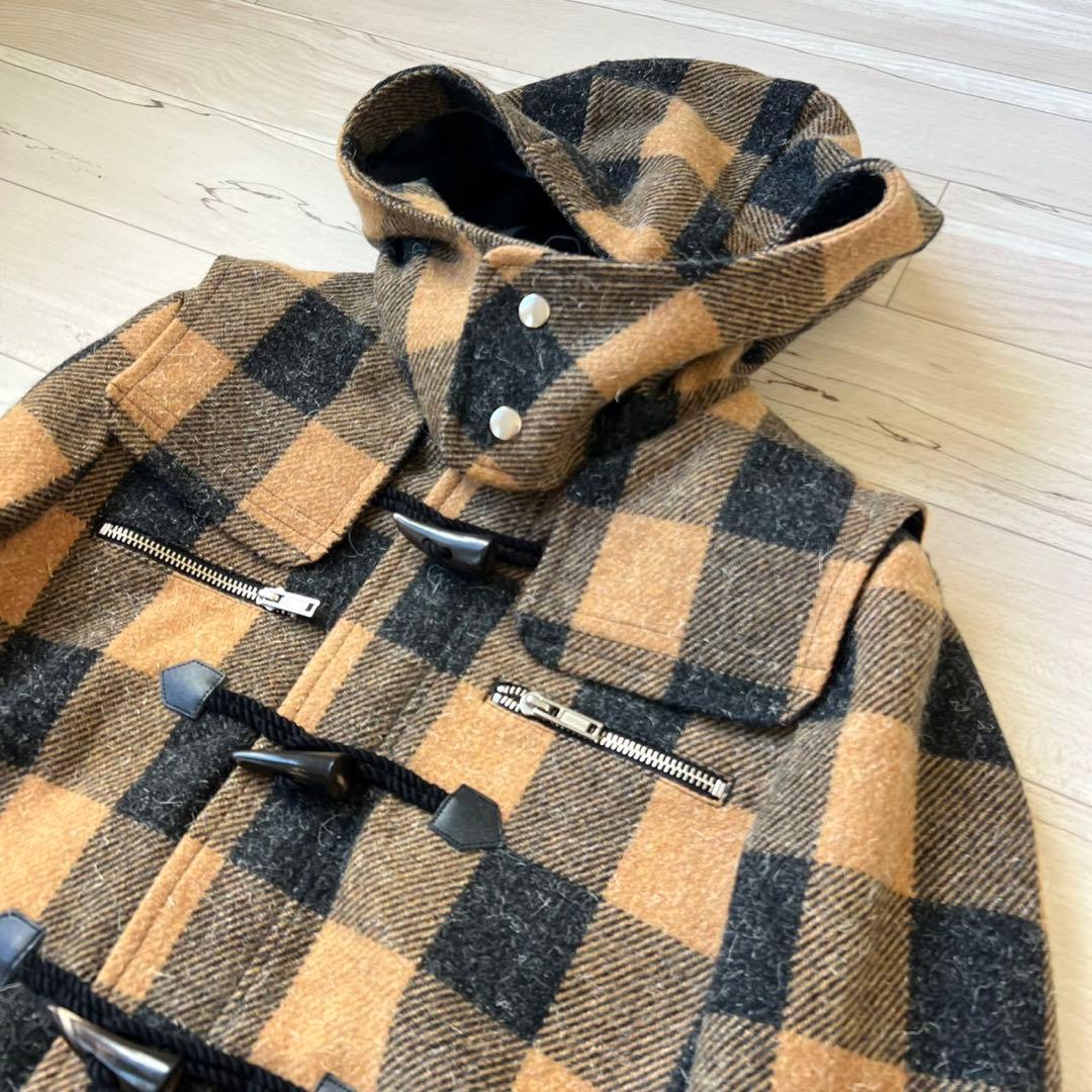 Moonage Devilment ウール ダッフルコート サイズ46 チェック