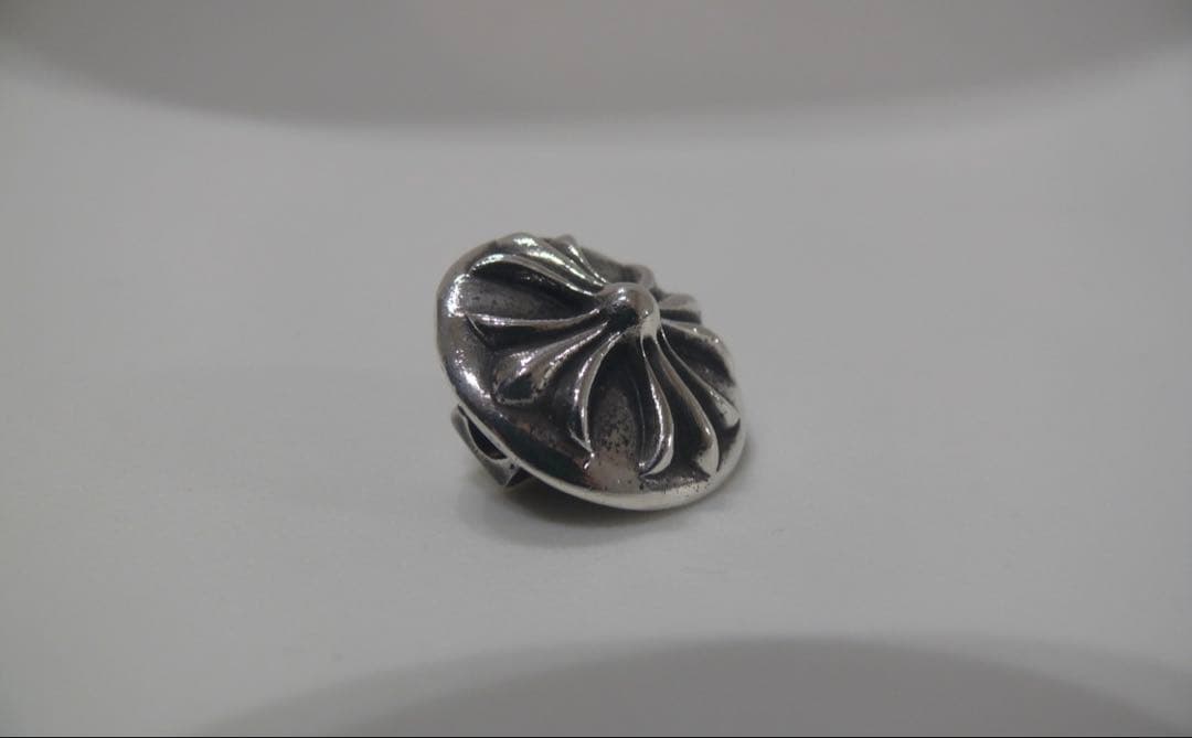 CHROME HEARTSクロムハーツ クロスボールボタンヘアゴム シルバー