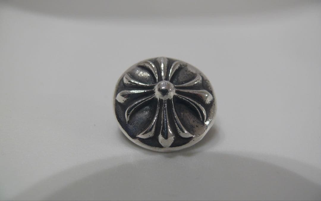 CHROME HEARTSクロムハーツ クロスボールボタンヘアゴム シルバー