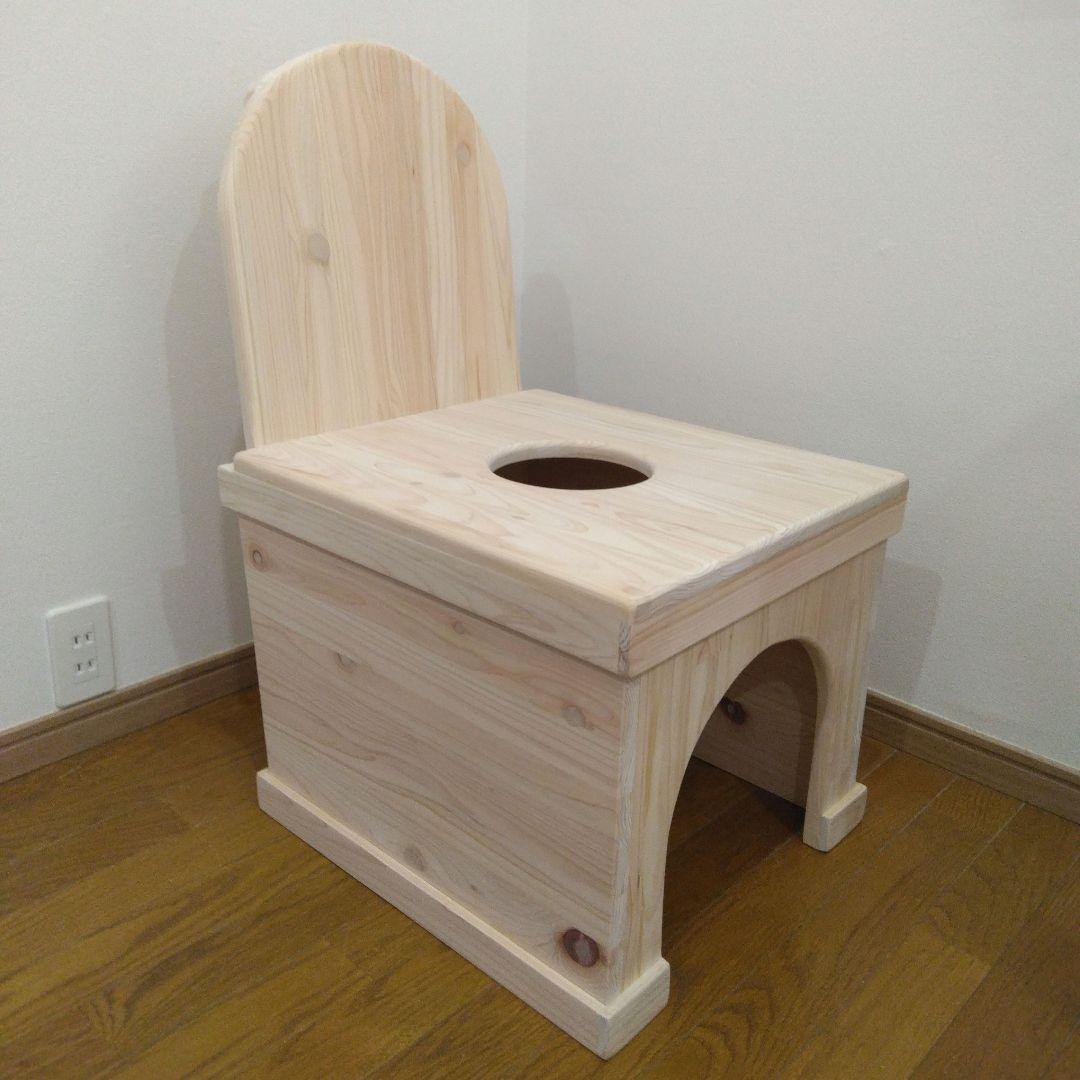 Miiページ　よもぎ蒸し専用椅子　背もたれ付　オーダーメイド