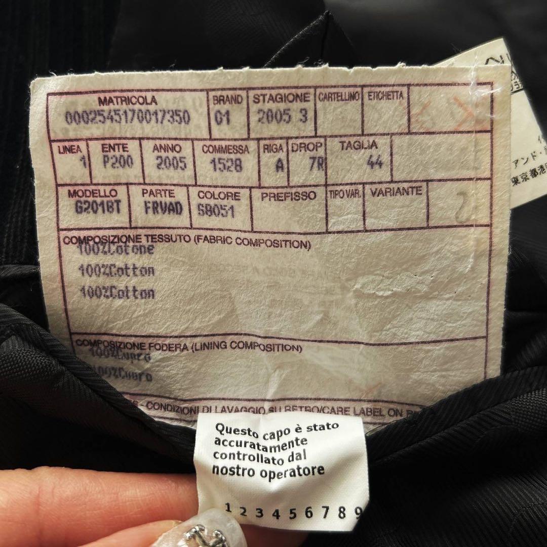 DOLCE&GABBANA ドルガバ ベロア生地 2B テーラードジャケット