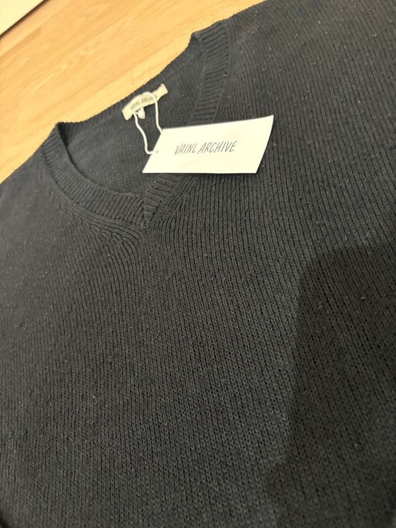 トップス VAINL ARCHIVE AZIZ-V BLACK M