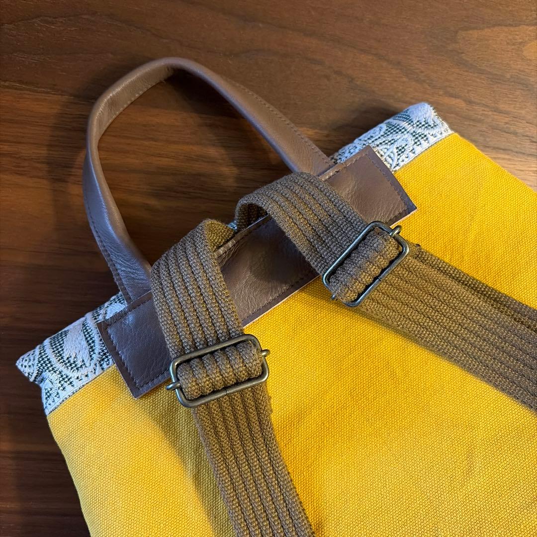 ハンドメイドミニリュック ミナペルホネンjungle relief