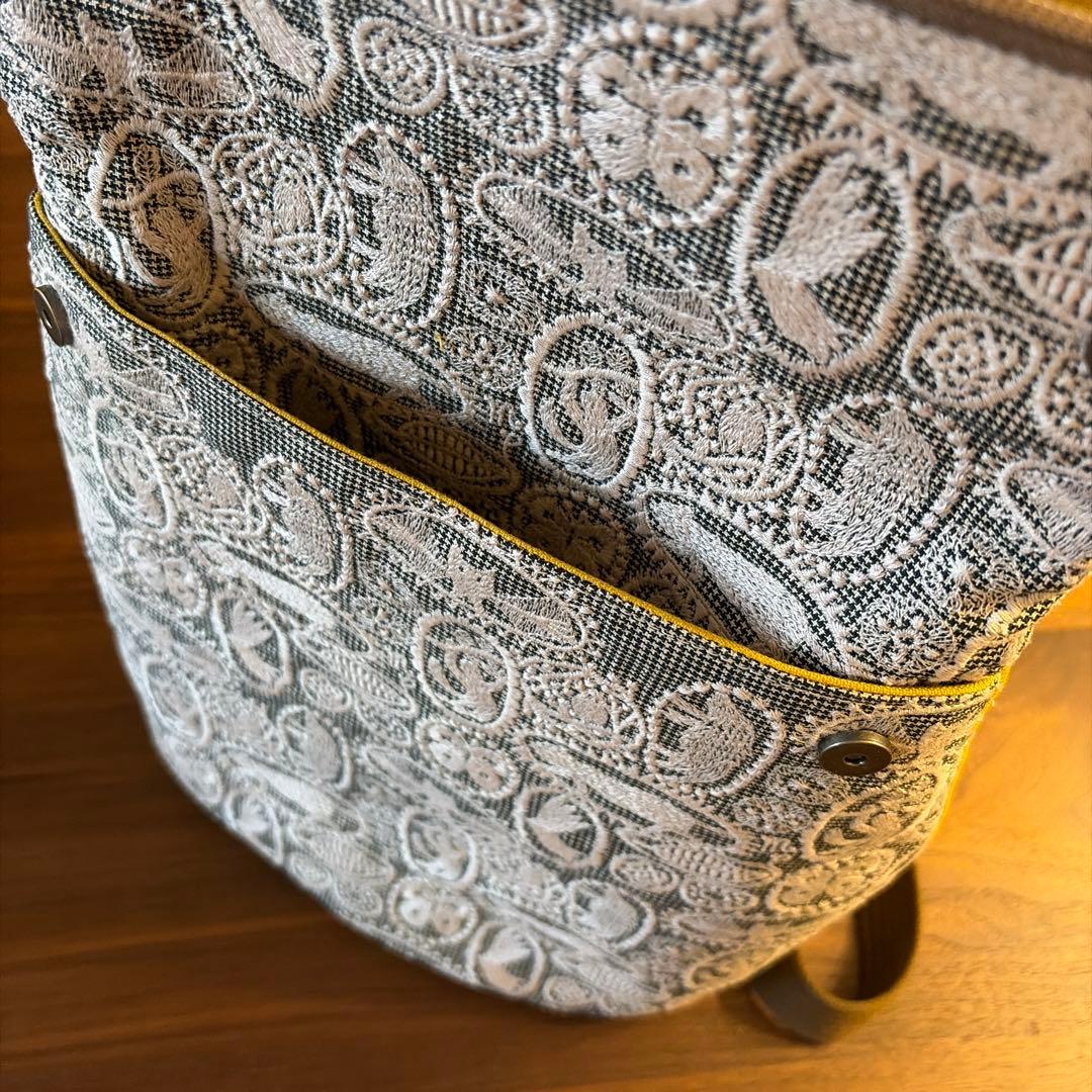 ハンドメイドミニリュック ミナペルホネンjungle relief