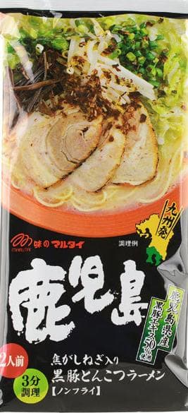 大特人気　うまかよー　鹿児島黒豚 とんこつラーメン焦がしネギ入り　おすすめ　旨い