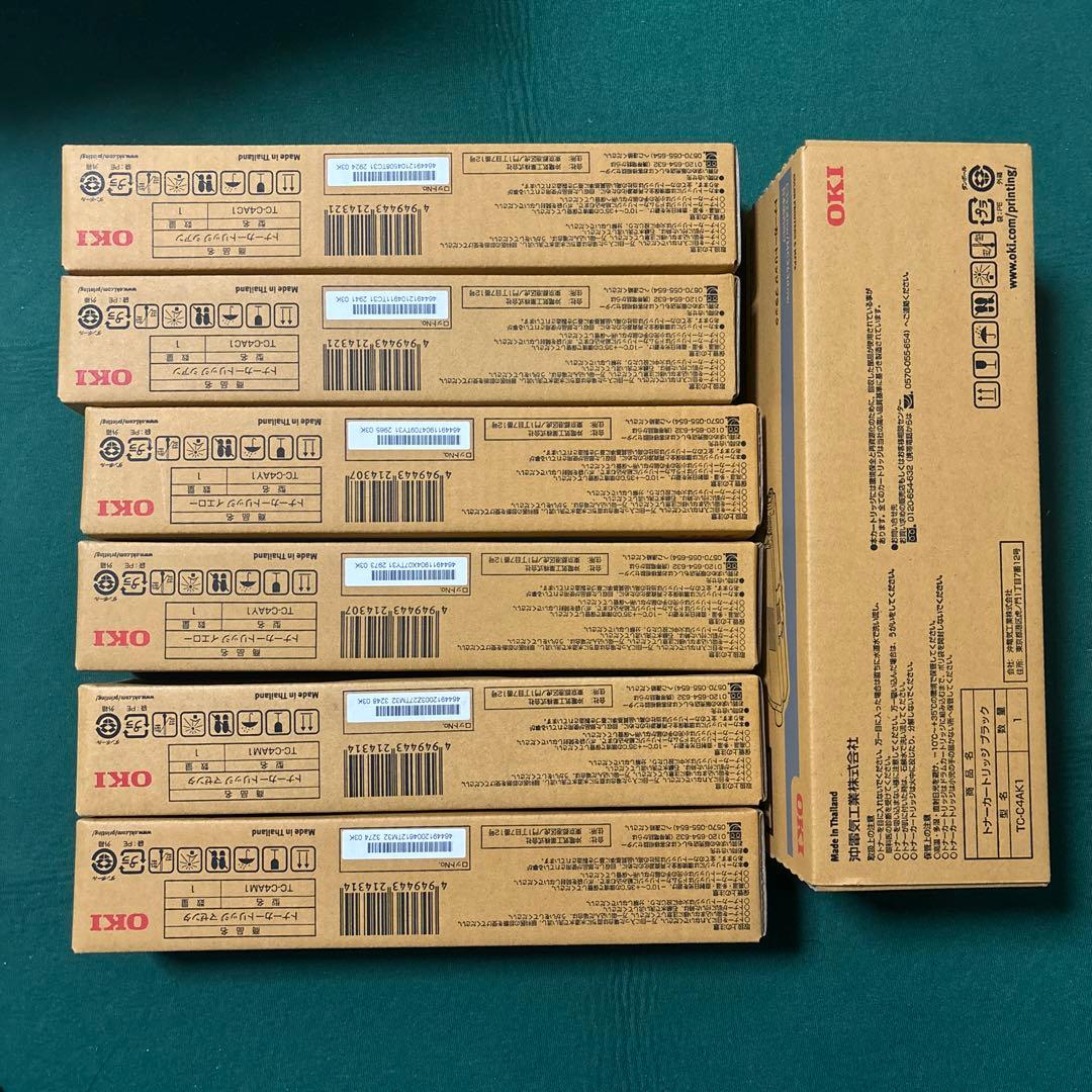 【OKI 純正】新品トナーカートリッジ 4色 計7本セット