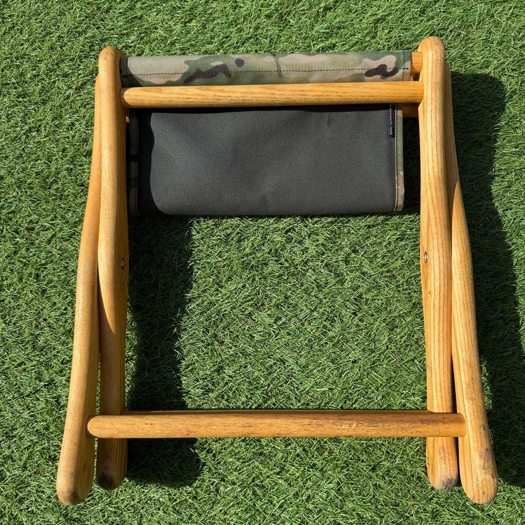 希少　風街道具店 EIスツール アシモクラフツ コラボ マルチカモ