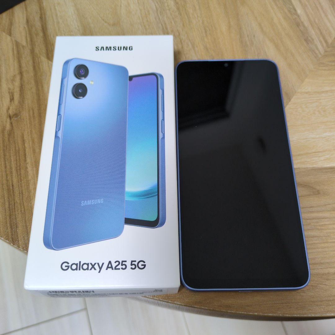 Samsung Galaxy A25 5G 青色 本体