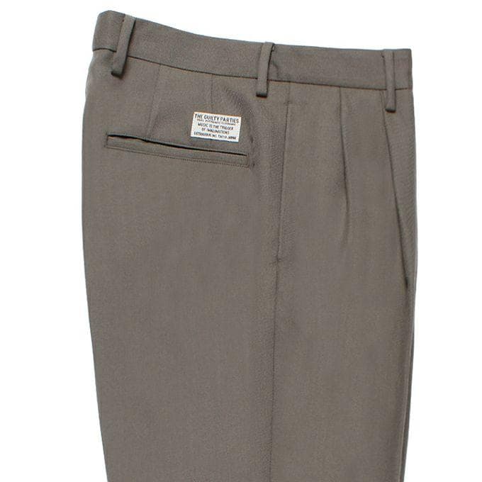 パンツ WACKOMARIA DOUBLE PLEATED WOOL TROUSERS