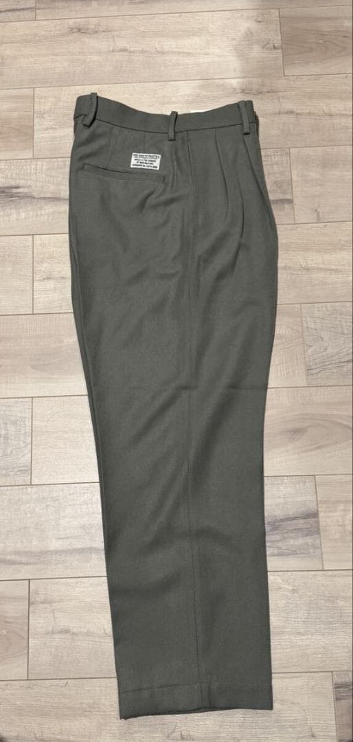 パンツ WACKOMARIA DOUBLE PLEATED WOOL TROUSERS