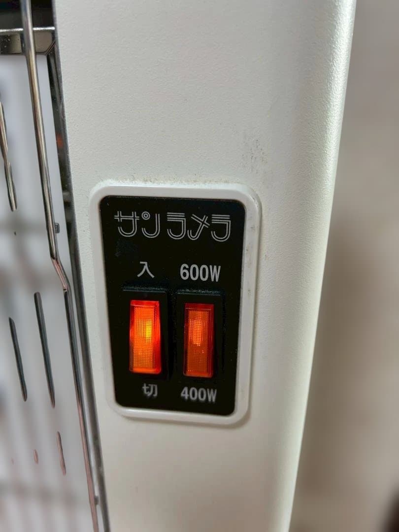 格安　暖房器具　サンラメラ SL600 600W型ニューセラミックヒーター 保証