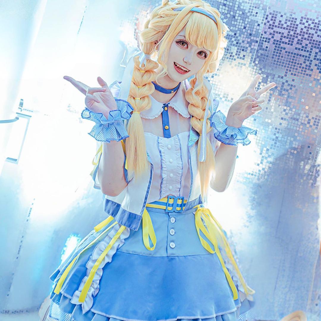 (L) 学園アイドルマスター 学マス 藤田ことね コスプレ アイドル衣装