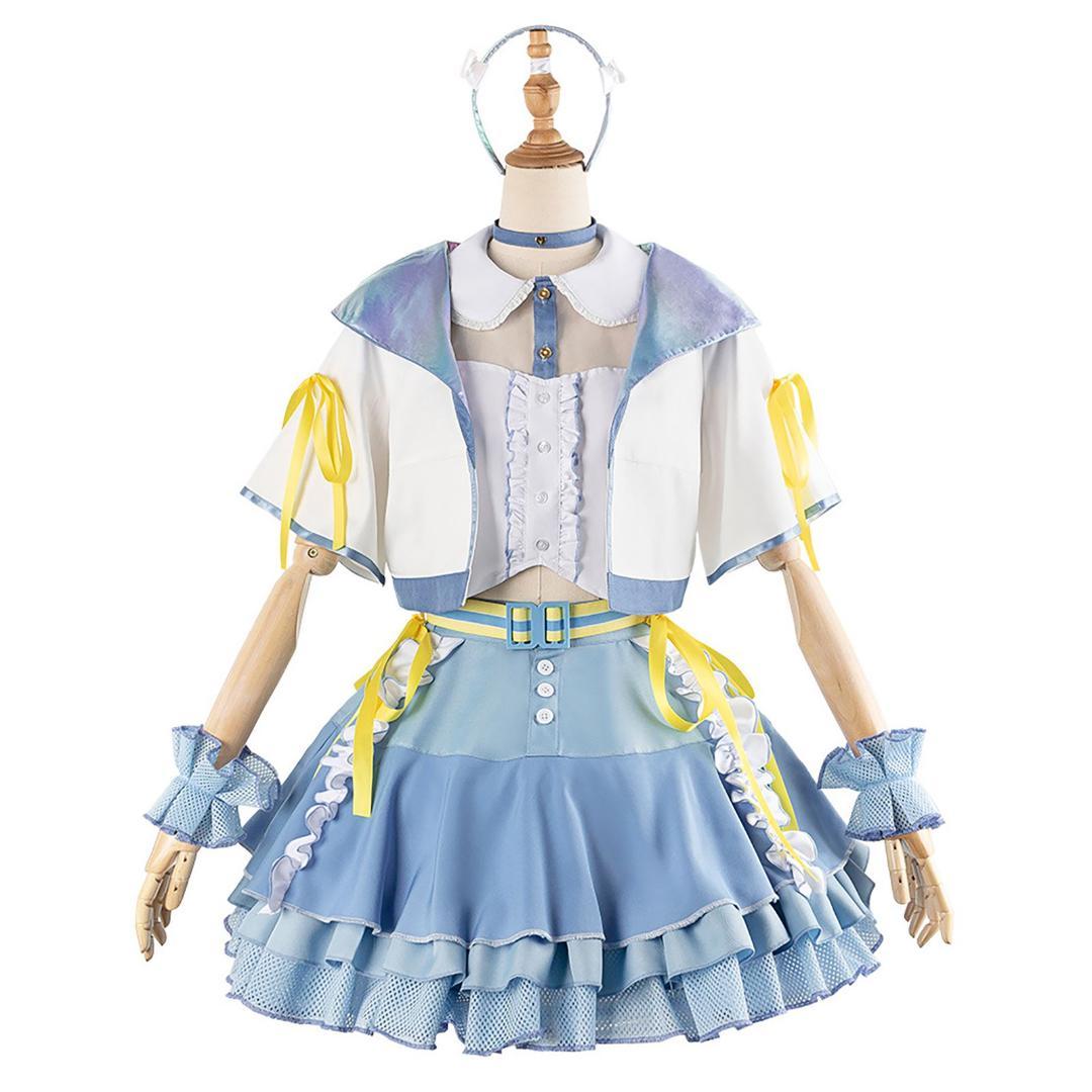 (L) 学園アイドルマスター 学マス 藤田ことね コスプレ アイドル衣装