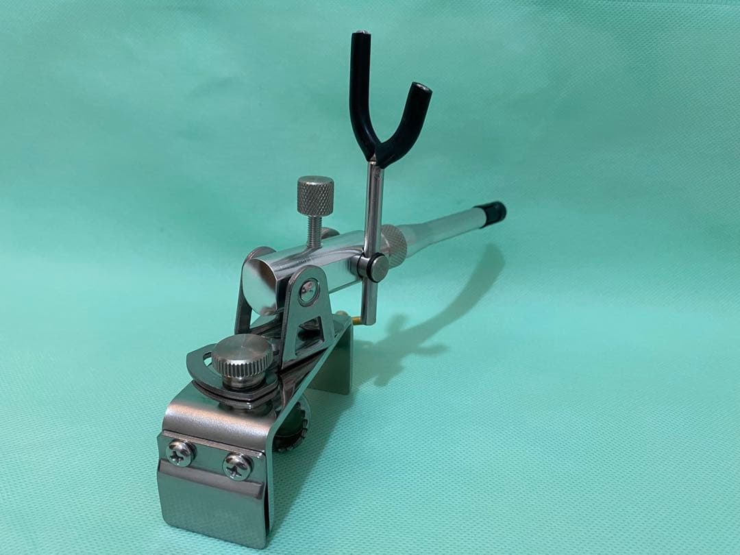 新品未使用、ヘラブナ用金属万力、ヘラ万力、砲台スノーピーク ダイワ竿受け へら