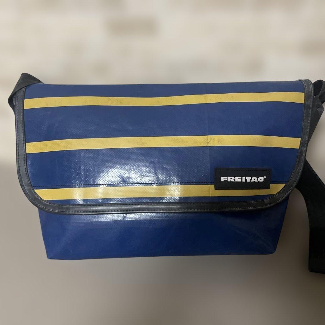 【美品】FREITAG F42 SURFSIDE 6メッセンジャーバッグ 青/黄