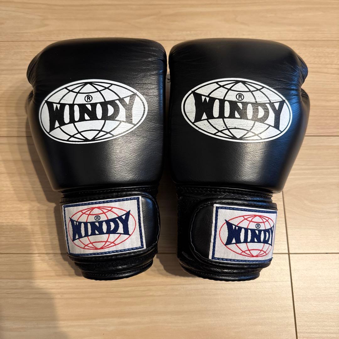 WINDY ボクシンググローブ 10 oz ブラック