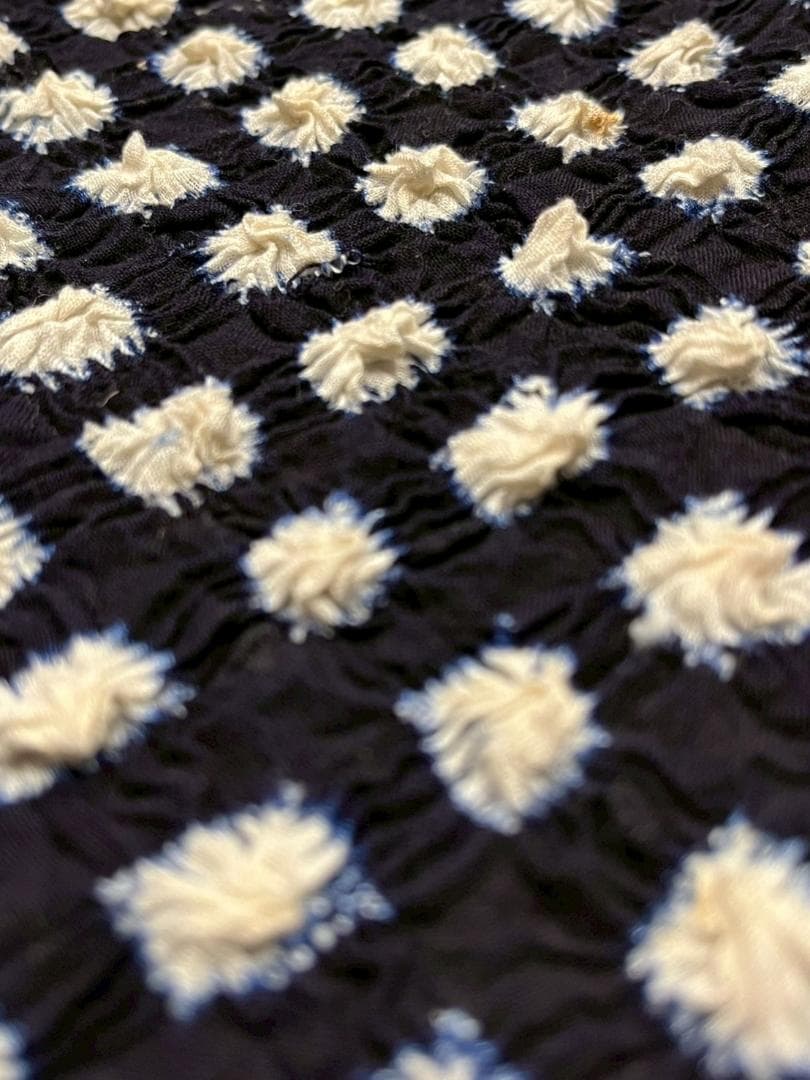 す*k様 アンティーク 有松鳴海 絞り 反物 本藍 リメイク