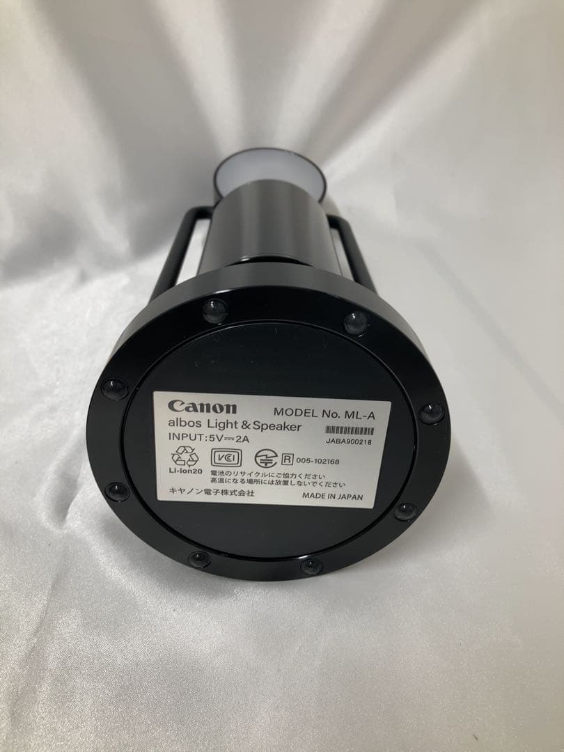 【大人気】〈美品〉CANON albos ライトスピーカー　ブラック
