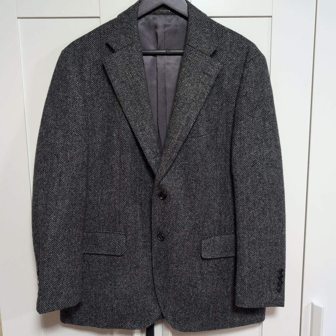 MACKINTOSH ヘリンボーン ビジネスジャケット グレー
