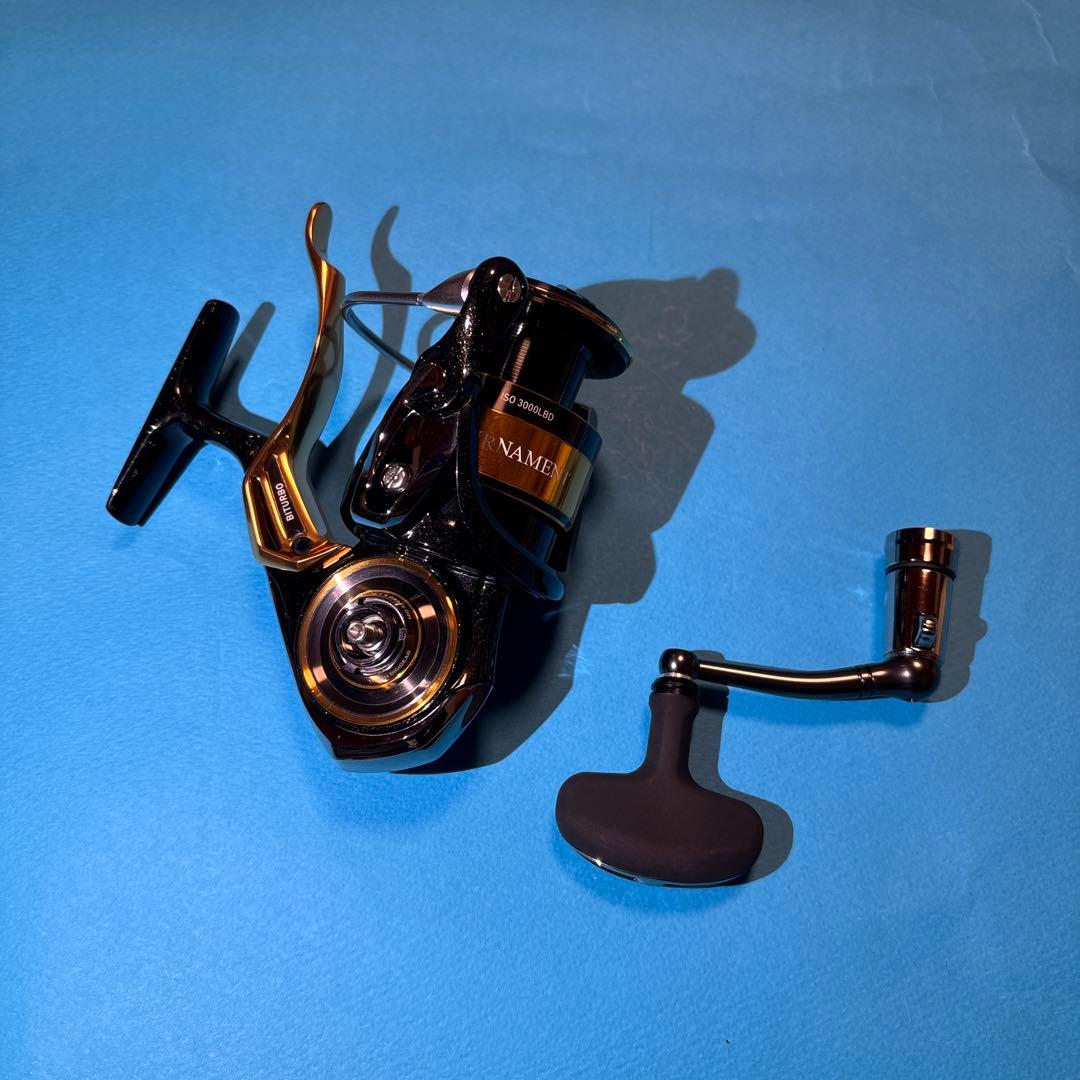 matt22トーナメントISO 3000LBD 釣武者リールポーチ付き