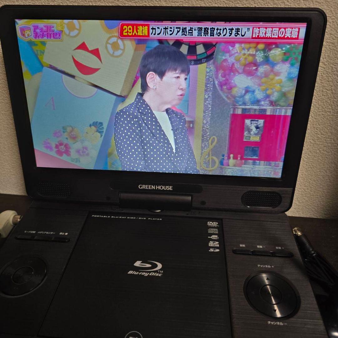 本日限定値下げフルセグ内臓グリーンハウスGH-PBD11BT-BK