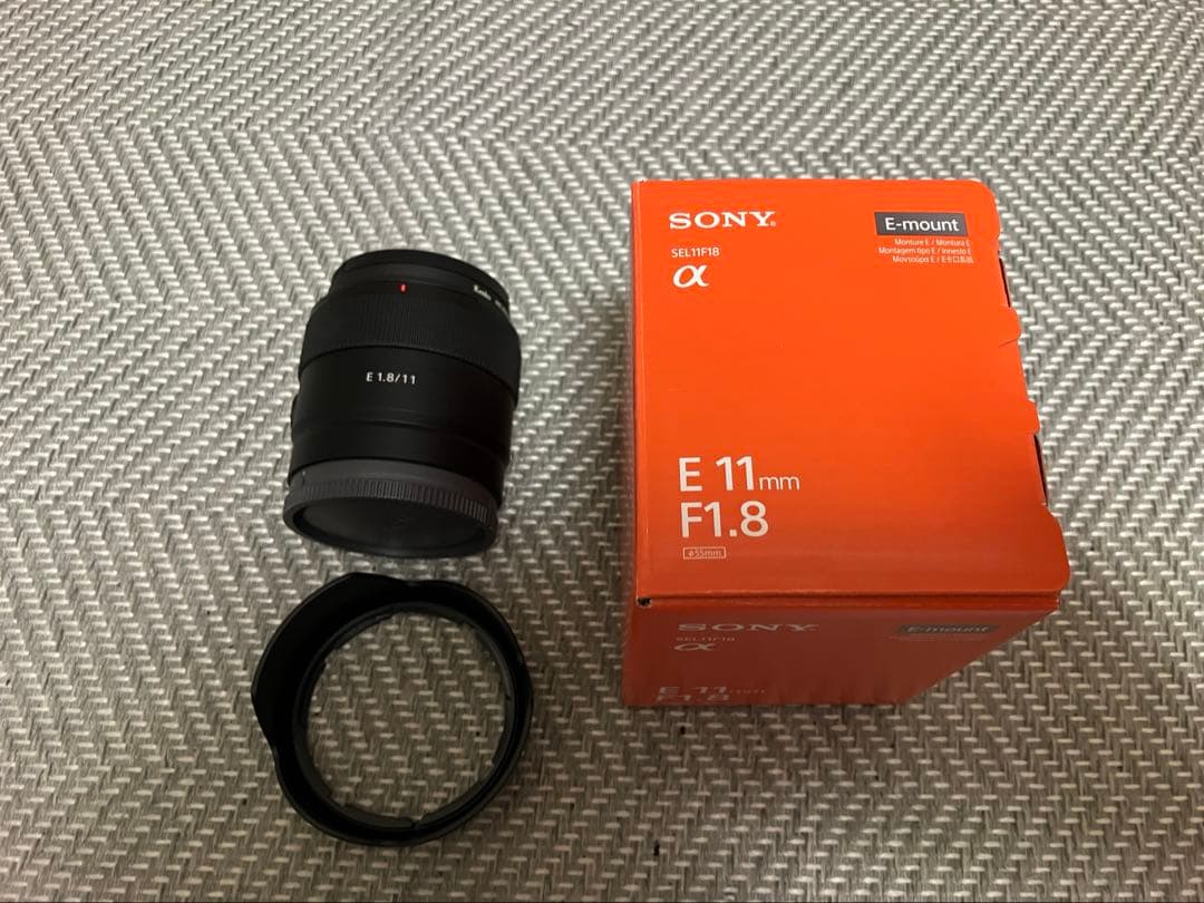 SONY E11mmF1.8 単焦点レンズ　ソニー