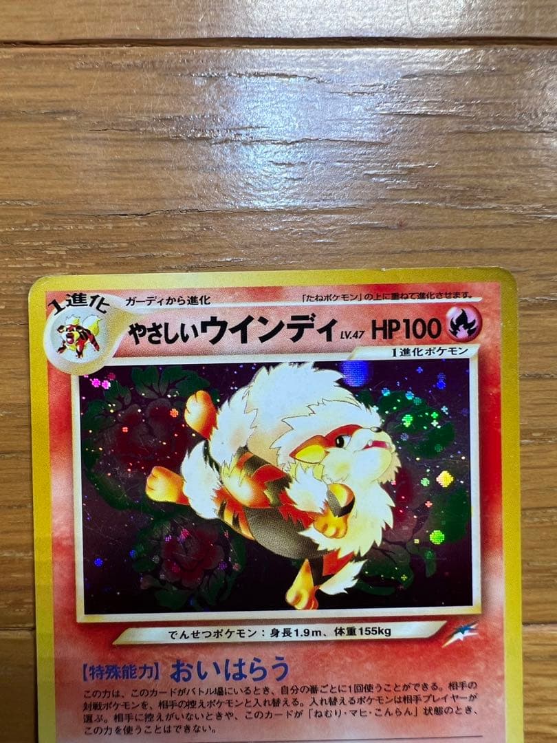 旧ポケモンカード カイリュー やさしいウインディ セット