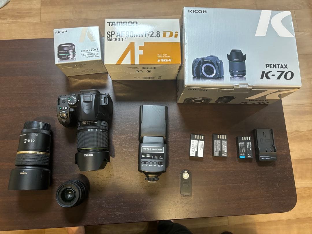 値下げ！　PENTAX K-70 レンズ3本セット デジタル一眼レフ