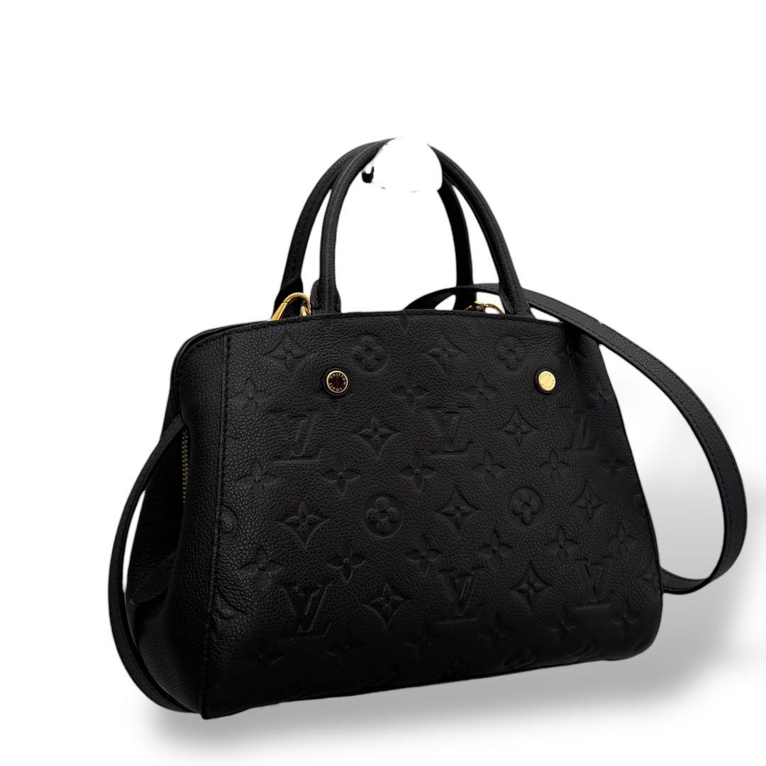 未使用級　ルイヴィトン　モノグラム　アンプラント　モンテーニュBB ハンドバッグ