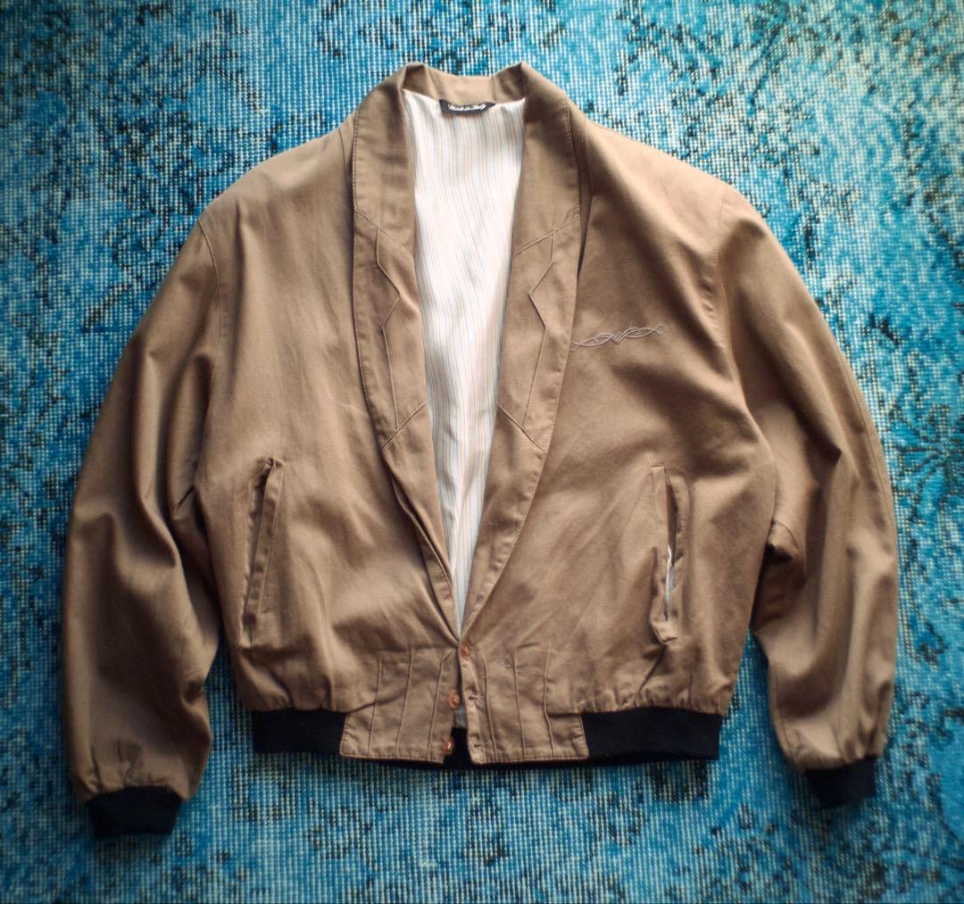 ジャケット・アウター 80s ITALY cropped design cotton jacket