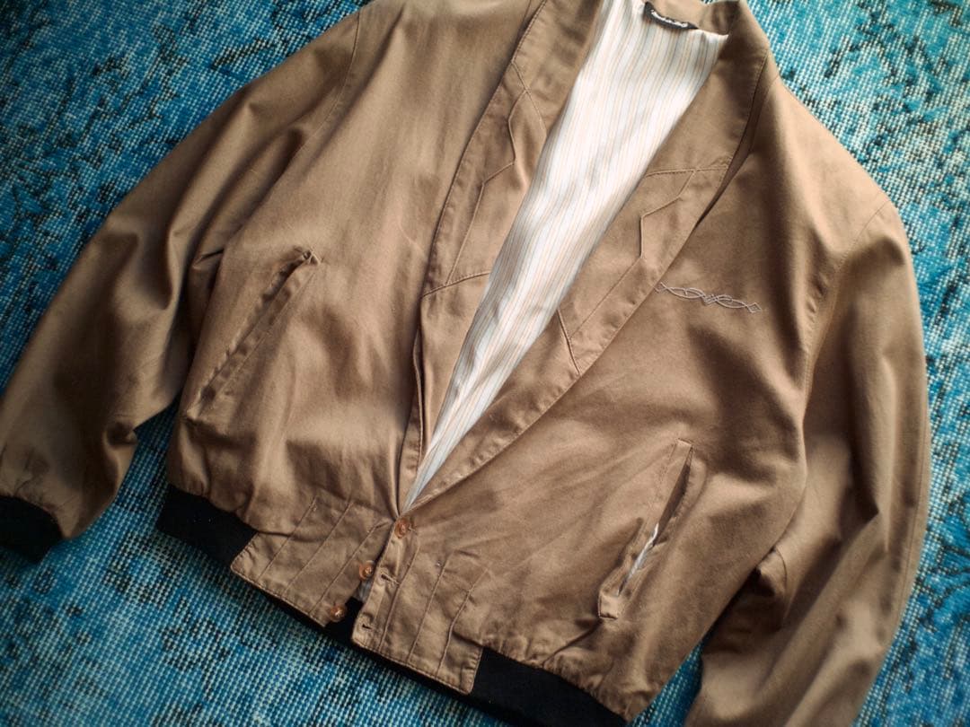 ジャケット・アウター 80s ITALY cropped design cotton jacket