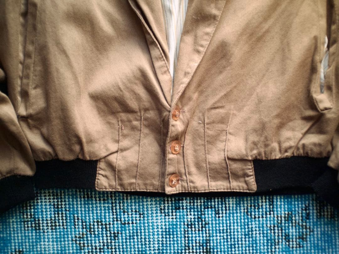 ジャケット・アウター 80s ITALY cropped design cotton jacket