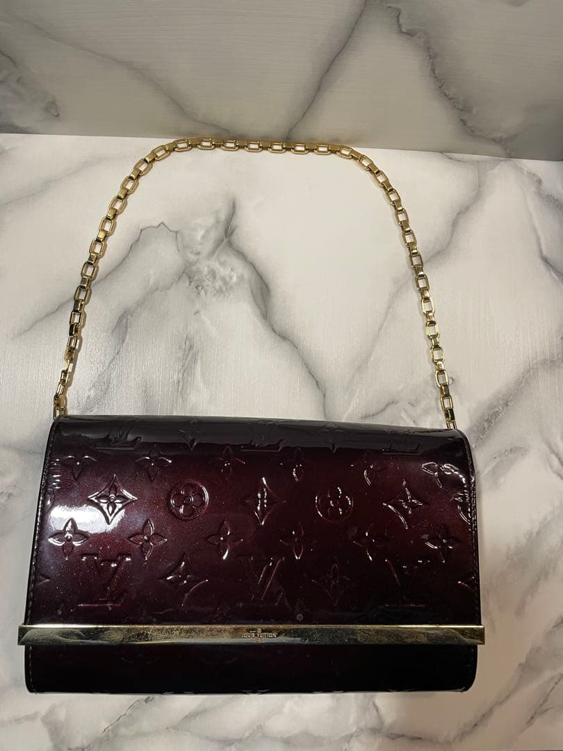 ルイヴィトン　ヴェルニ　クラッチ　ショルダーバッグ