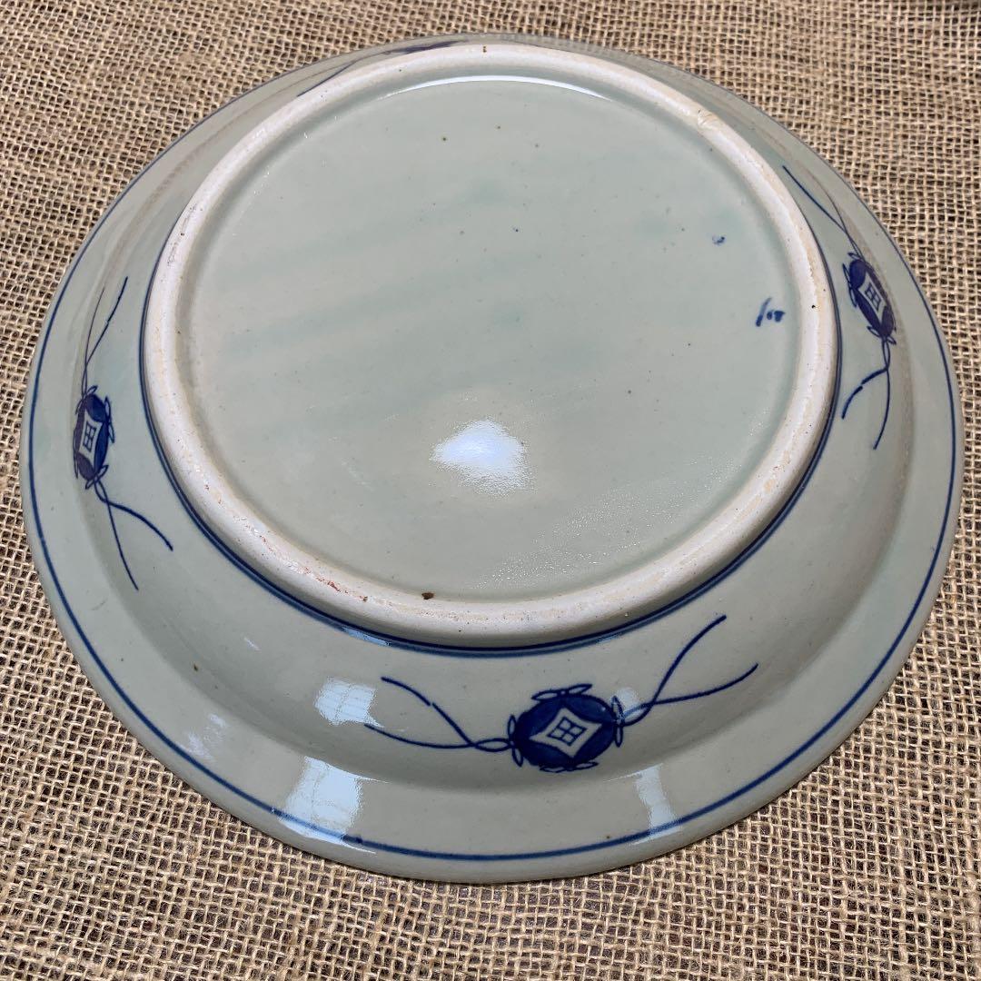 SALE‼︎ 地図皿 染付 日本地図 陶磁器 約31㎝