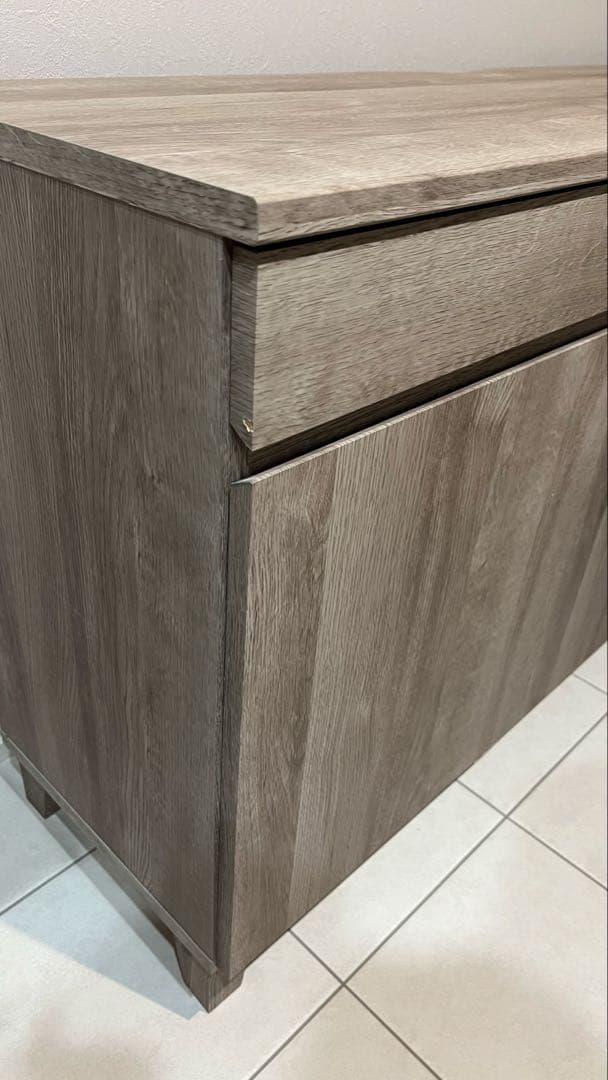 ISSEIKI 幅140 高さ76 奥行40 サイドボード キャビネット グレー