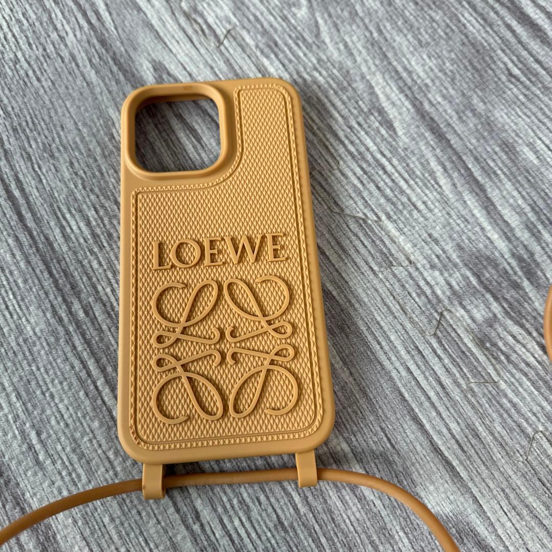 ロエベ　LOEWE iPhone14 PROMAX ケース ベージュ
